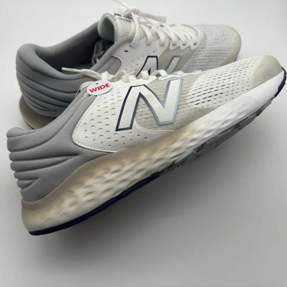 New Balance 520v7 White Gray Running Shoes Men's 14 4E Extra Wide M520RW7